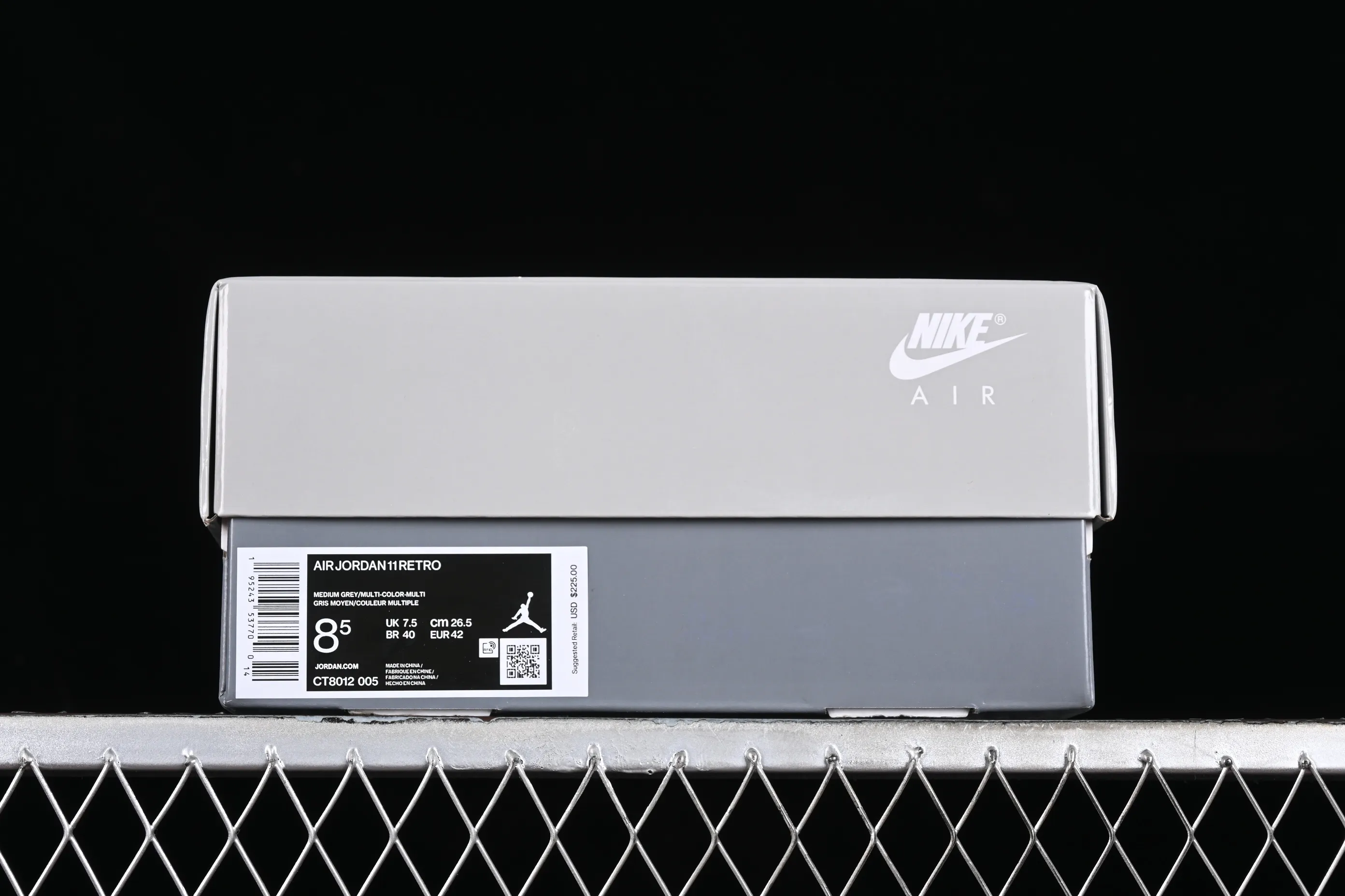 All categories Air Jordan Jordan series basketball shoes Air Jordan 11 OG version Air Jordan 11 Retro "Cool Grey" AJ11 Joe 11 new cool gray CT8012-005